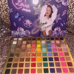 Purple and Pink Eyeshadow Palette Vibrant Makeup Collection
